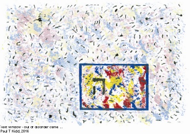 Asemic writing mantra emerging